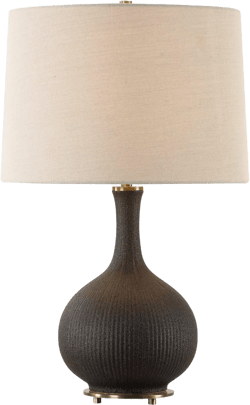 Rimini Black Glaze Table Lamp