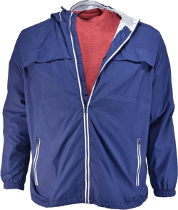 Banana Boat Upf 50+ Windbreaker Jacket With Hood | Navy Small