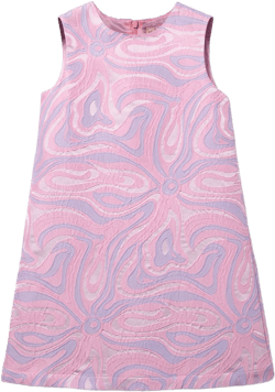 Marmo-jacquard dress