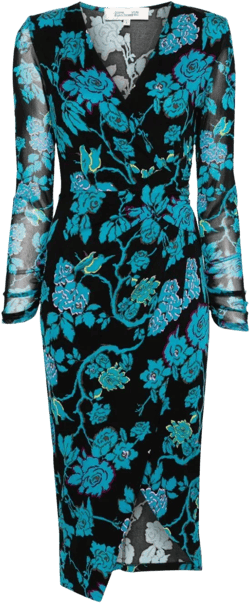 Nevine floral-print midi dress