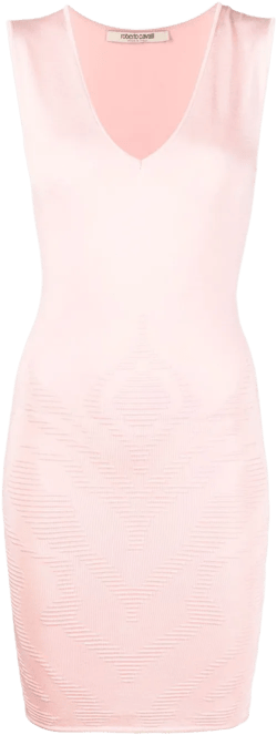 ribbed sleeveless mini dress