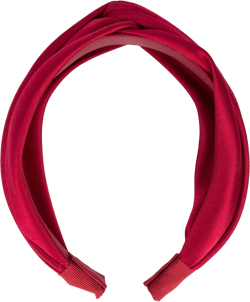 Twist silk satin headband