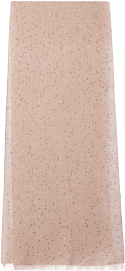 sequin-embroidered scarf
