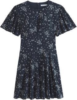 The A&F Mila Short-Sleeve Mini Dress