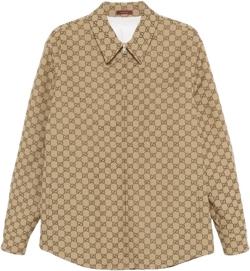 GG-canvas overshirt