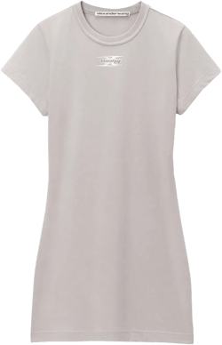 Shrunken mini T-shirt dress