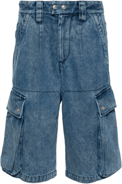 Tejelo denim cargo shorts