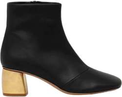 55mm leather ankle boots