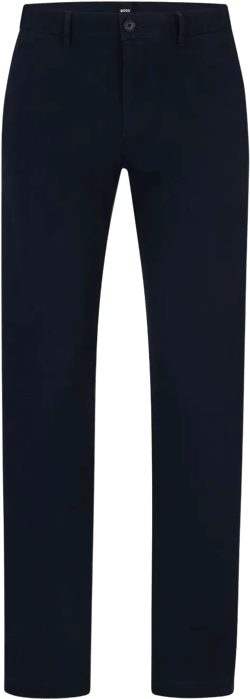 mid-rise straight-leg chinos