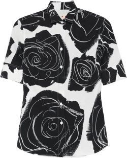 floral-print shirt 