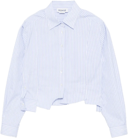 paneled cropped shirt