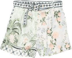 pleated shorts