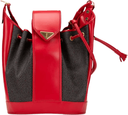 20th Century Coated Canvas bucket bag