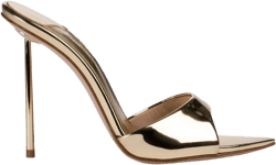 Bella metallic open-toe sandals