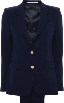crepe single-breasted suit
