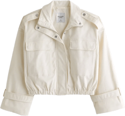 Lightweight Cinched Utility Jacket