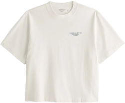 Premium Heavyweight Cropped Thailand Graphic Tee