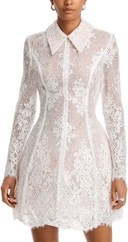 BRONX AND BANCO Adelaide Lace Mini Dress