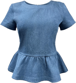 AS by DF Dominga Denim Top
