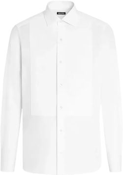 Zegna Cotton Regular Fit Evening Dress Shirt