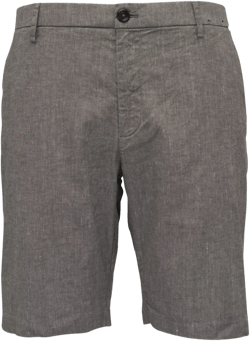 linen-blend shorts