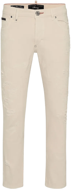 logo-patch jeans