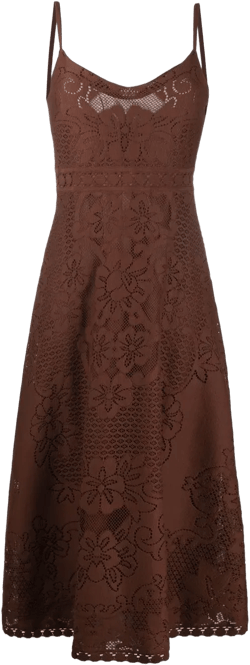 sleeveless floral midi dress