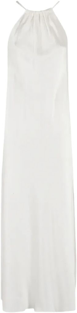 satin maxi dress
