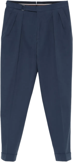 pleat-detail trousers