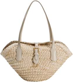 raffia tote bag