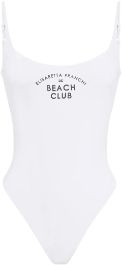 logo-print swimsuit