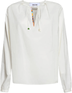 V-neck blouse