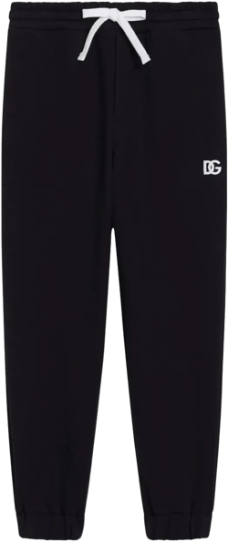 logo-print casual trousers