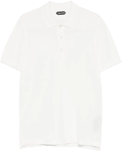 piqué-weave polo shirt 
