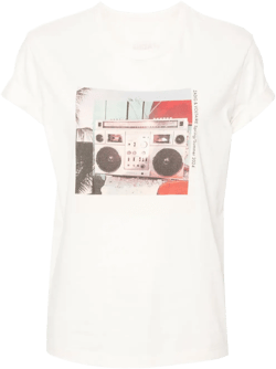 Anya Co Photoprint cotton T-shirt