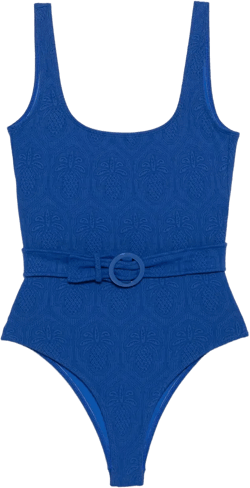 Matelasse one-piece