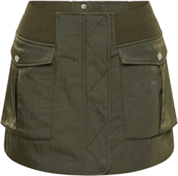 fitted military miniskirt