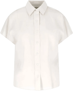 linen-blend shirt
