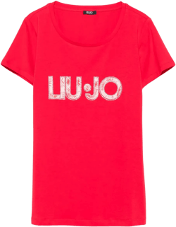 crystal-embellished T-shirt