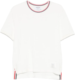 RWB stripe-detail T-shirt