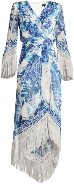 Mair floral-print wrap dress