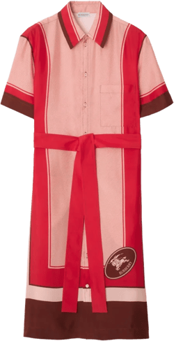 silk shirt dress