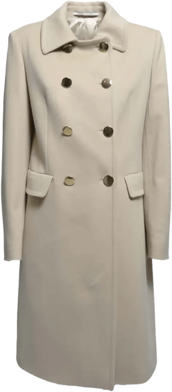 double-breasted coat