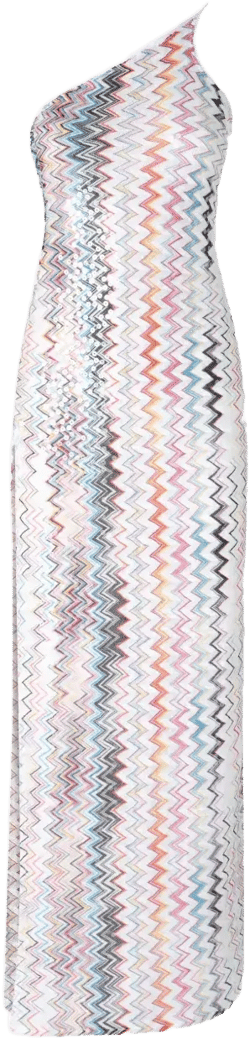 zigzag-pattern dress