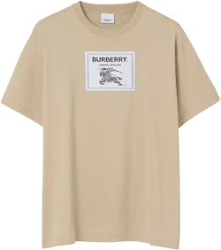 logo-patch cotton T-shirt