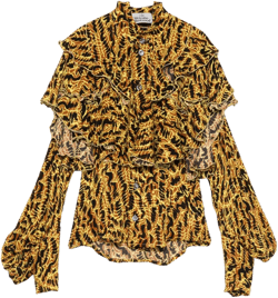 2000s abstract-print shirt