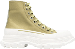 chunky-soled high-top sneakers