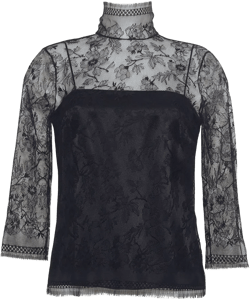 floral-lace top