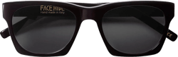 FACE HIDE Women's Black Logo Sunglasses