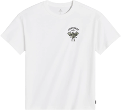 Converse Women's White Mystic Butterfly Oversized T-Shirt Cotton For